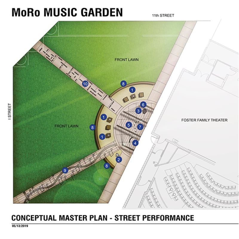 Modesto Rotary Club creates free-to-use, open-air music garden in front of the Gallo Center for the Arts preview 7